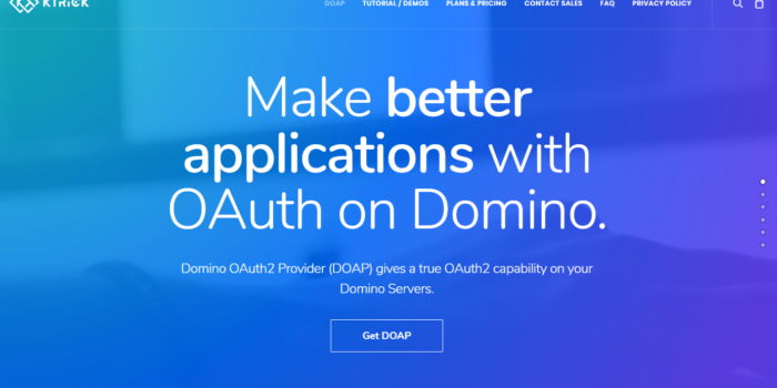 Domino OAuth2 Provider Beta Release by KTrick